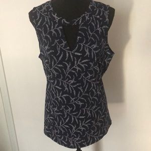 Navy blue Michael Kors sleeveless top